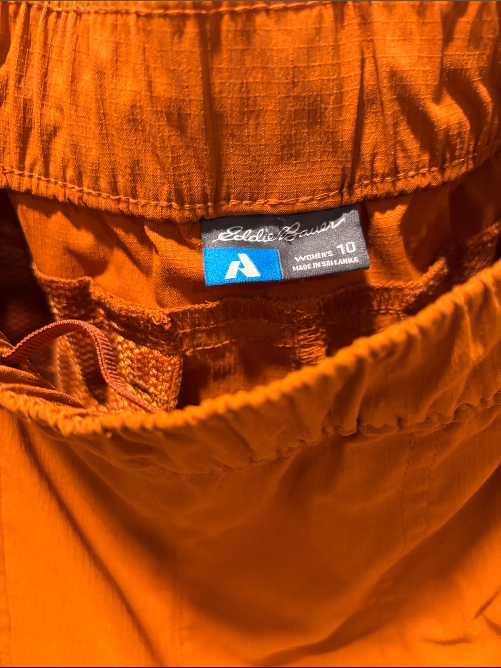 Eddie Bauer Women's Bright Orange Cropped Ankle Pants